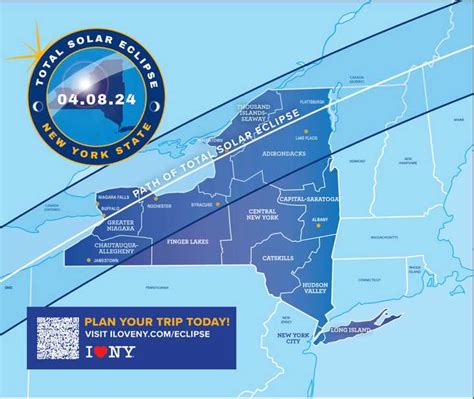 eclipse 2024 path of totality map ny