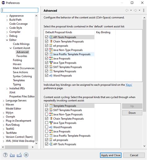 Eclipse Autocomplete Java Not Working