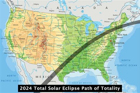 Descend into Darkness: Unraveling the Path of Totality in the 2024 Eclipse