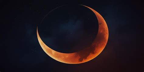 Awasome Eclipse Of The Crescent Moon 2023