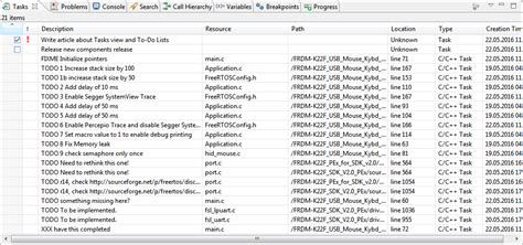 eclipse task list