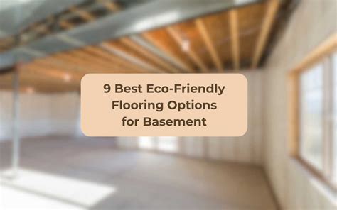 Eco Friendly Flooring Basement