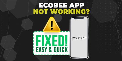 ecobee website not working