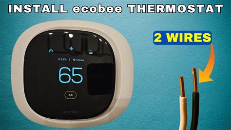 Ecobee Installation Without C Wire Smart Thermostat, Ecobee4, Ecobee3