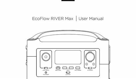 Ecoflow River Manual USER MANUAL EcoFlow RIVER 500W Mobile Power Station