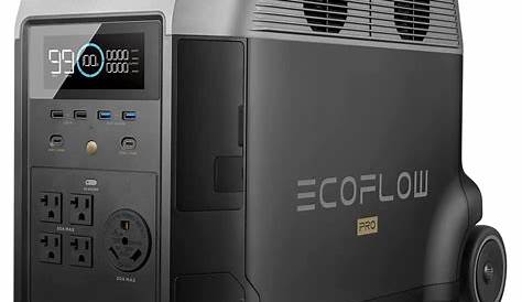 Ecoflow New Ef Portable Power Station Efdelta Ups Power Supply 1260wh Battery Pack With 6 1800w 3300w Surge Battery Generator Ups Power Supply Portable Power