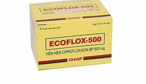Thuốc kháng sinh Ecoflox 500mg Medley India, 100 viên