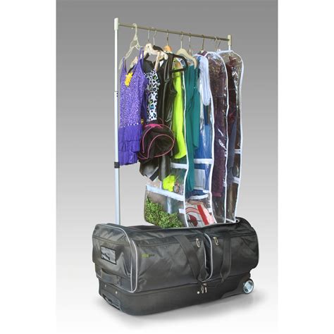 ecogear wheeled duffel with garment rack