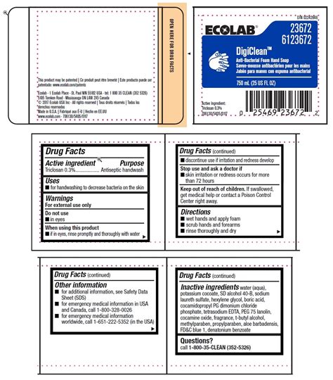 Ecolab Printable Chemical Labels: Keeping Your Workplace Safe