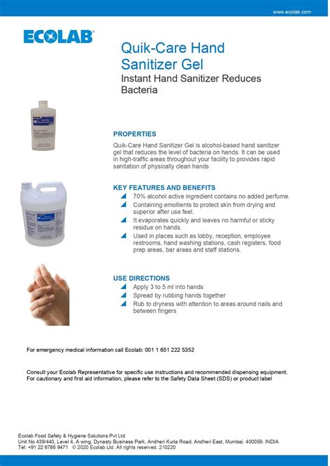 Ecolab Concentrated Sanitizing Rinse Sds