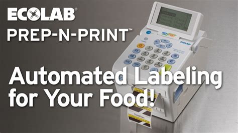 Ecolab Label Machine