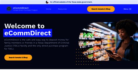ecommdirect tdcj