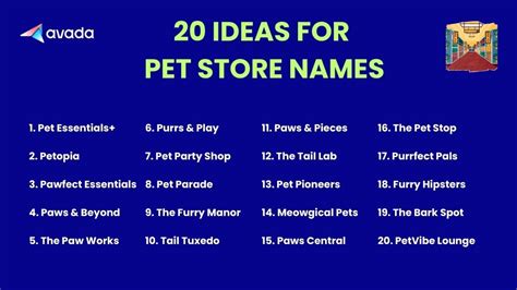 Ecommerce Pet Store Names