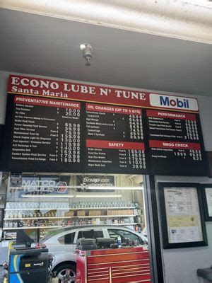 Econo Lube Hours