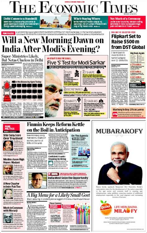 economic times of india news