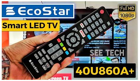 Ecostar 40 inch FULL HD LED TV 40U571 Black