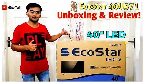 Ecostar Led 40 Inch FULL HD LED TV U571 Black
