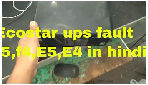 Ecostar Ups F5 Error EcoStar UPS IR2440 Inverter Review 5 Multiple