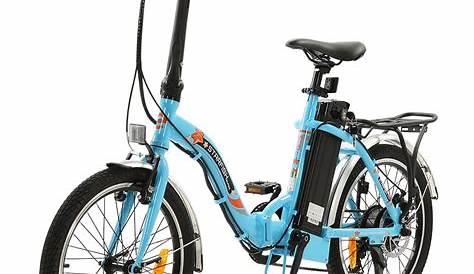 ECOTRIC Powerful 500W Folding Electric Bicycle 20” Fat Tire Alloy Frame