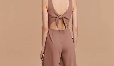 NEW ÉCOULEMENT V JUMPSUIT in 2020 Sleeveless jumpsuits