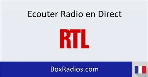 ecouter la radio en direct rtl