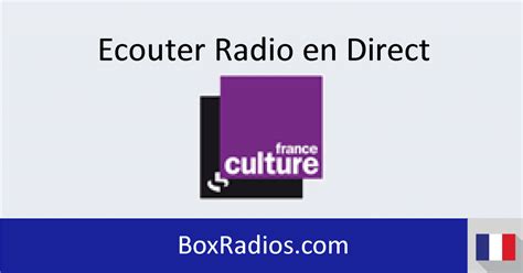 ecouter radio france culture