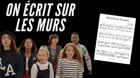 ecrire sur les murs chanson