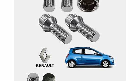 Écrous antivol de roues Renault Twingo