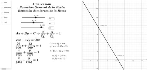 ecuaciones de la recta calculadora