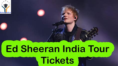 ed sheeran concert india ticket price