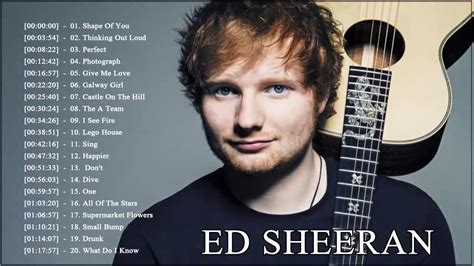 ed sheeran songs list wiki