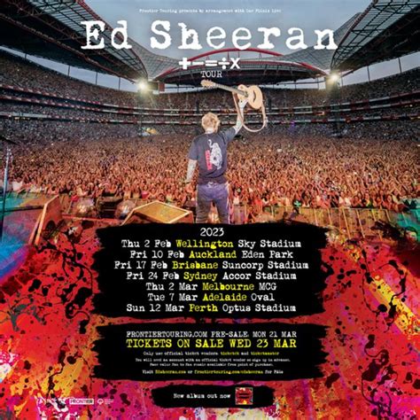 ed sheeran tour 2023 australia