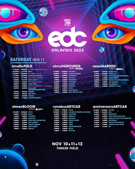 edc orlando 2023 times