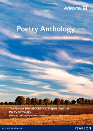 edexcel poetry anthology