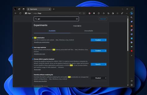 Edge //Flags/#Ignore-Gpu-Blacklist