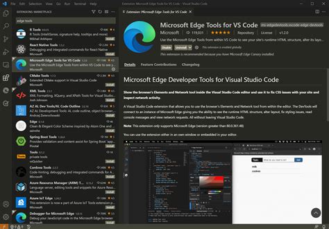 Edge Extension Vscode