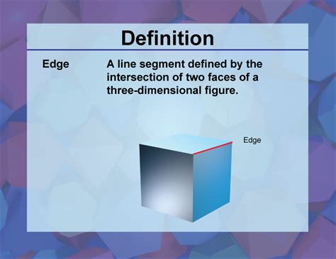 Edge Meaning In Geometry