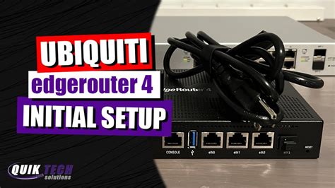Edgerouter Basic Setup