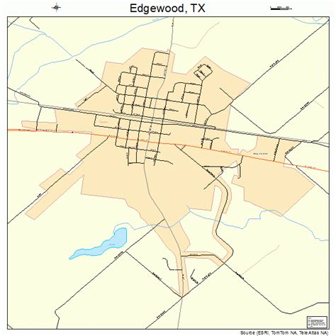 Edgewood Texas Map