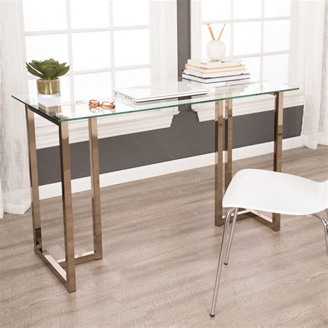 29 Edgy Glass Desks For Modern Home Offices DigsDigs
