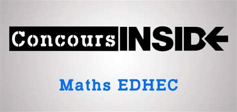 Review Of Edhec 2015 Maths Ece Trending