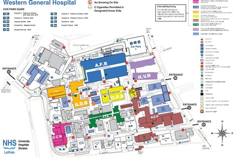 edinburgh western general hospital map