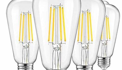 Edison Led Light Bulb 100 Watt Feit Electric Equivalent ST19 Dimmable LED Clear