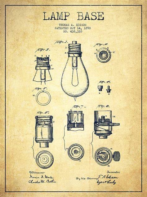 edison bulb lamp base design