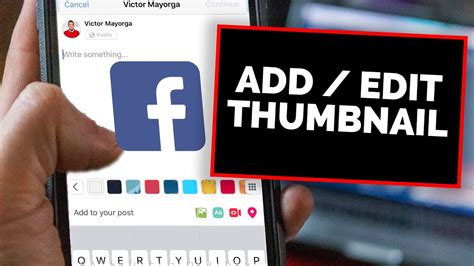 How To Change Facebook Video Custom Thumbnail Hindi 2018, Facebook for