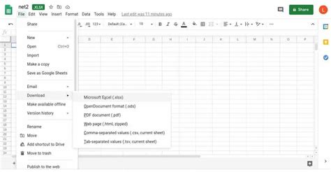edit excel sheet in google drive