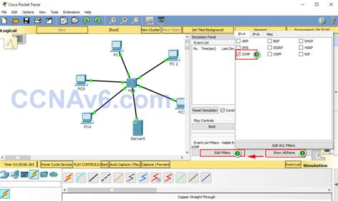 Edit Filters Cisco Packet Tracer
