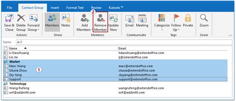 edit group list in outlook