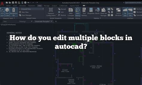 Edit Multiple Blocks In Autocad