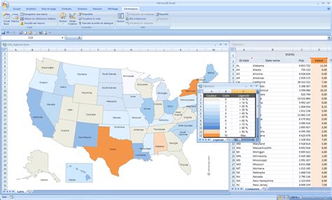 Editable Us Map Excel